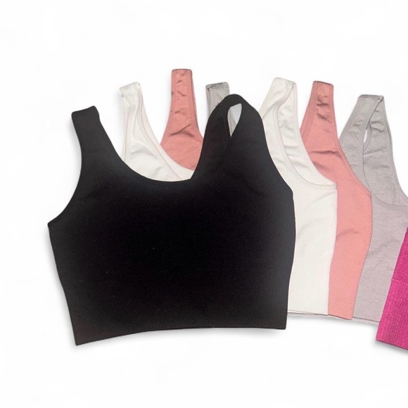 Fruit of the Loom Other - Fruit of the Loom Sports Bras - Black, White, Pink, Gray